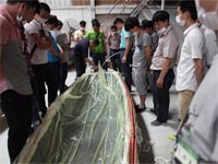 真空成型演示--第七期廣東博皓玻璃鋼模具制作培訓班 真空成型演示--第七期廣東博皓玻璃鋼模具制作培訓班